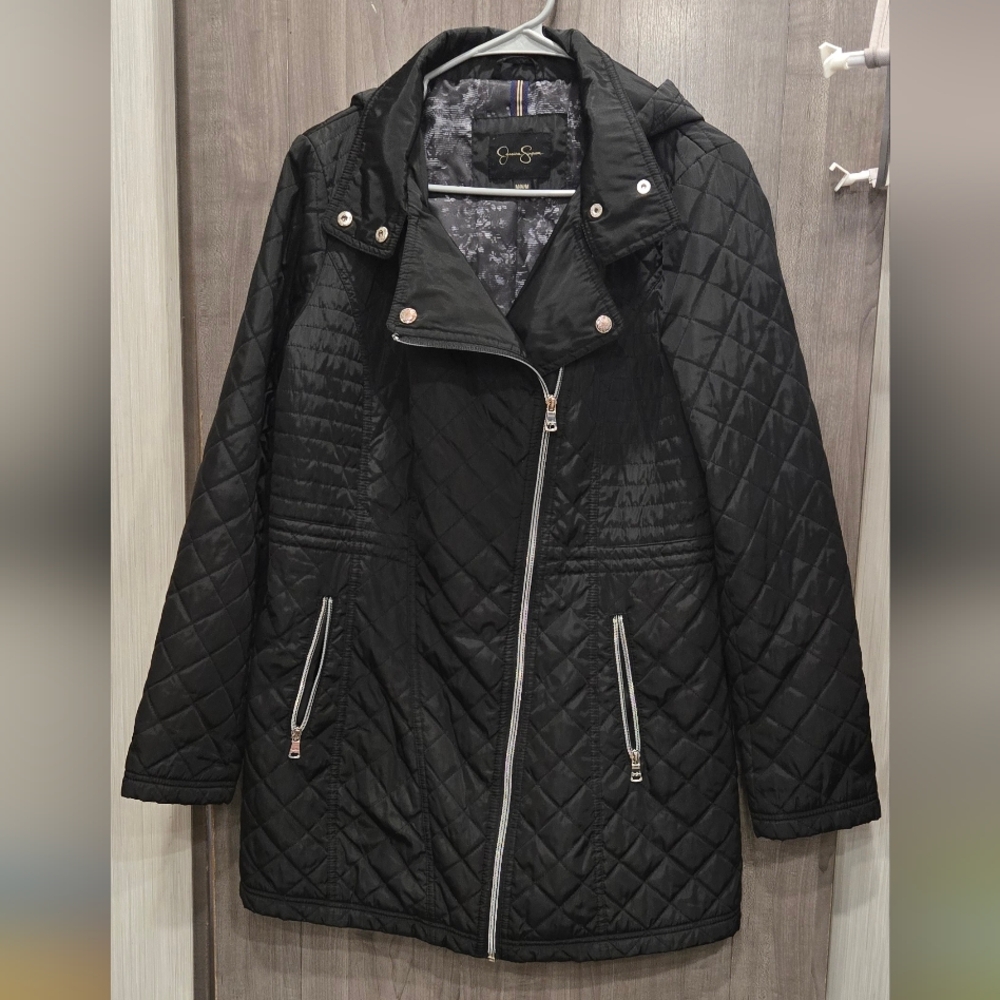 Jessica Simpson Black Quilted Winter Jacket